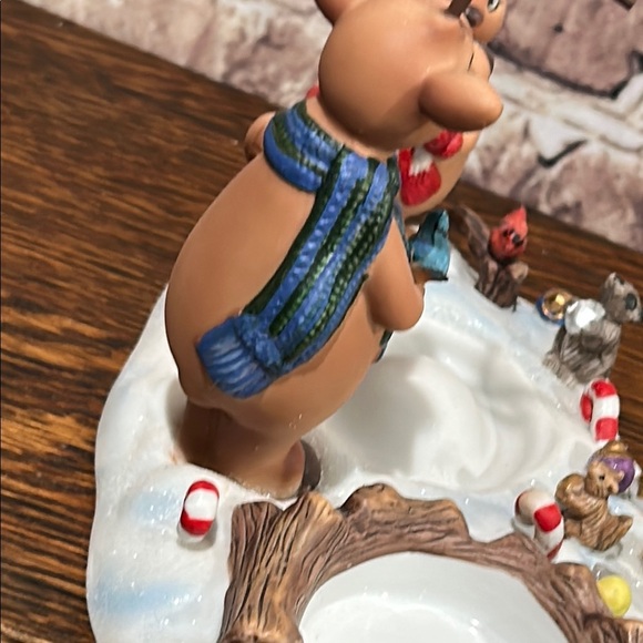 PartyLite Holiday Reindeer Candle Holder with Christmas Tree - Picture 14 of 16